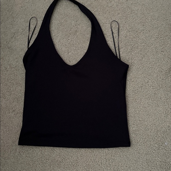 Express Black Halter Top - Picture 2 of 2